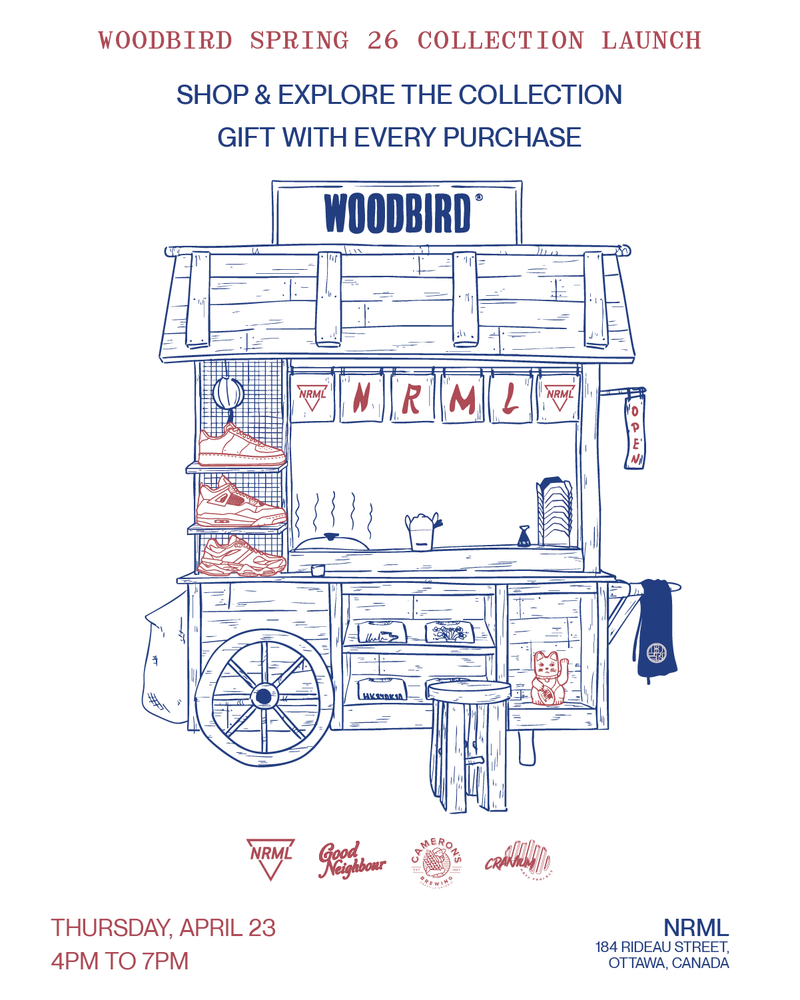 LIMITED EDITION WOODBIRD X NRML "FOOD TRUCK " T-SHIRT BLACK