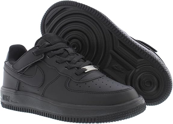 Little Kid's Air Force 1 Low EasyOn Black/Black (FN0237 001)
