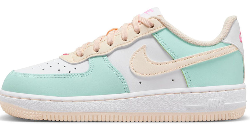 Little Kid's Air Force 1 Low Jade Ice/Guava Ice-White (FJ3484 300)