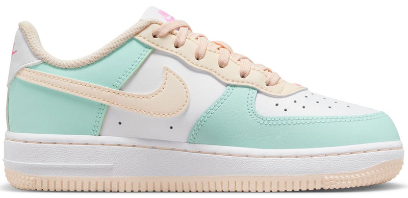 Little Kid's Air Force 1 Low Jade Ice/Guava Ice-White (FJ3484 300)