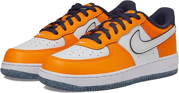 Little Kid's Air Force 1 Low SE Vivid Ornge/Summit Wht (FJ4656 800)