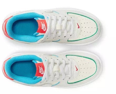 Little Kid's Air Force 1 LV8 2 BP Pale Iv/Wt-Pcnte Rd (FQ8351 110)
