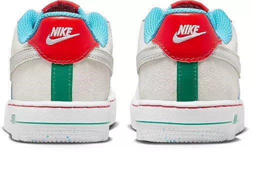 Little Kid's Air Force 1 LV8 2 BP Pale Iv/Wt-Pcnte Rd (FQ8351 110)