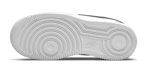 Little Kid's Air Force 1 LV8 White/Black-Metallic Gold (DM3386 100)