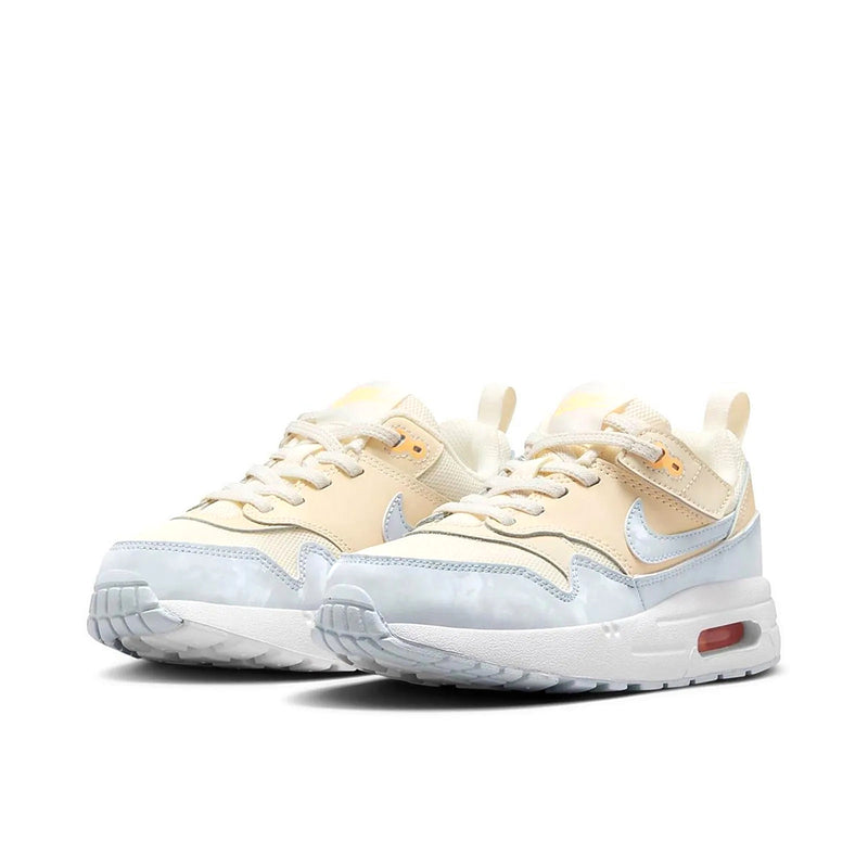 Little Kid's Air Max 1 EasyOn Pale Ivory/Football Grey (DZ3308 102)