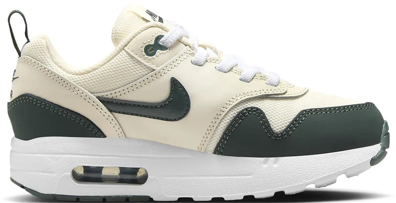 Little Kid's Air Max 1 Easyon Pale Ivry/Vntge Grn-Wht (DZ3308 107)