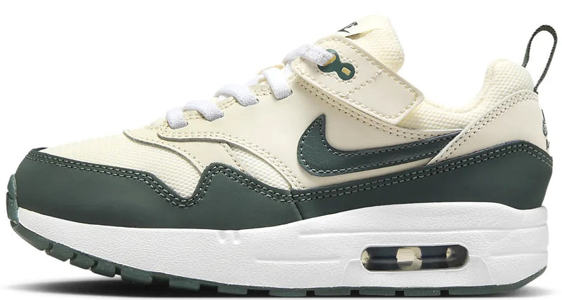 Little Kid's Air Max 1 Easyon Pale Ivry/Vntge Grn-Wht (DZ3308 107)