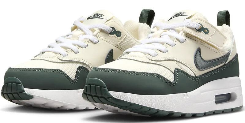 Little Kid's Air Max 1 Easyon Pale Ivry/Vntge Grn-Wht (DZ3308 107)