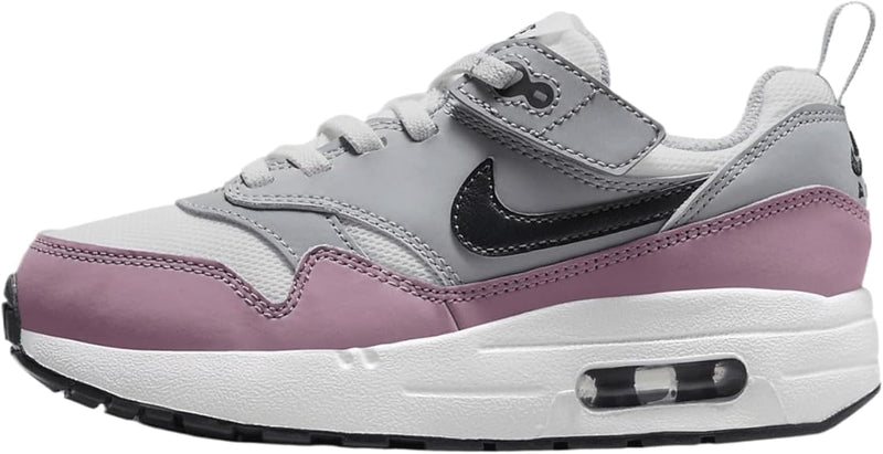 Little Kid's Air Max 1 Easyon Summit Wht/DK Smoke Grey (DZ3308 115)