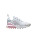 Little Kid's Air Max 270 White/Pink Foam-LT Smoke Grey (AO2372 122)