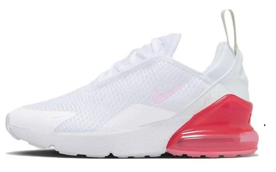 Little Kid's Air Max 270 White/Pink Foam-Summit White (AO2372 113)