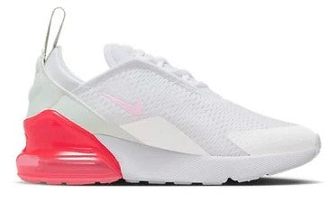 Little Kid's Air Max 270 White/Pink Foam-Summit White (AO2372 113)