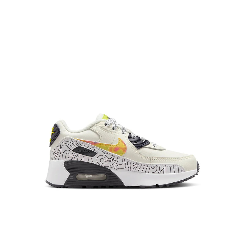 Little Kid's Air Max 90 LTR SE Sail/Multi-Clr-Gridiron (DX1815 100)