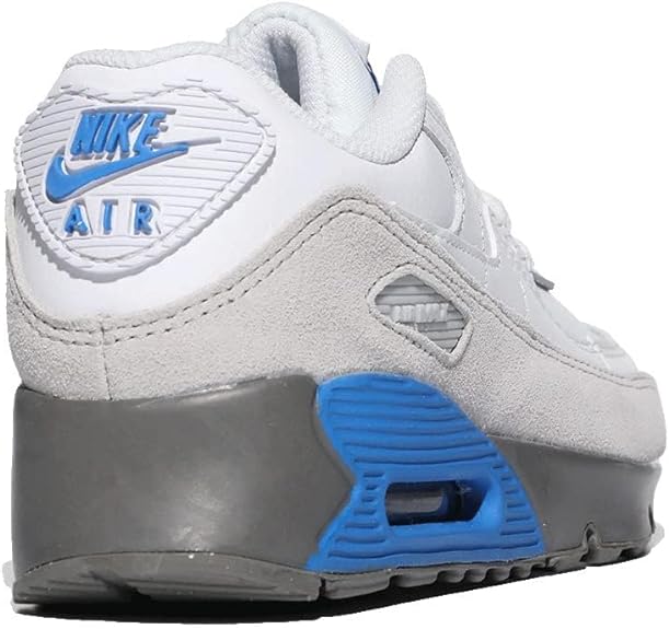 Little Kid's Air Max 90 LTR White/White-Grey Fog (CD6867 118)