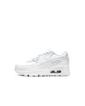 Little Kid's Air Max 90 LTR White/Wht-Metallic Silver (CD6867 100)