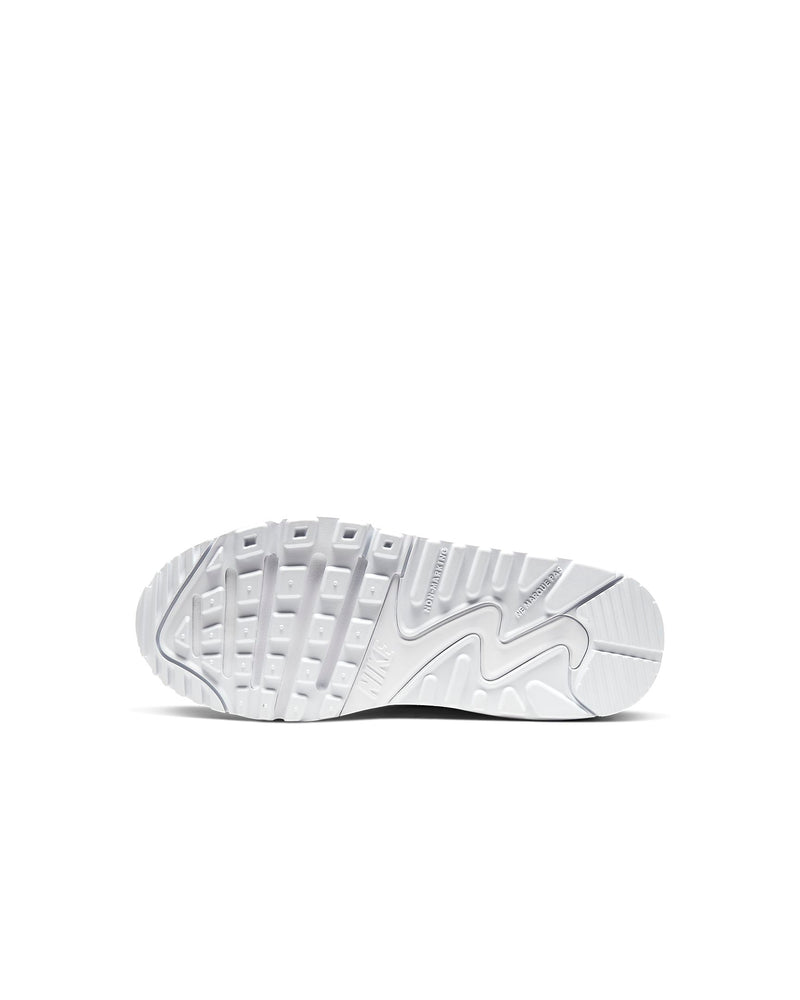 Little Kid's Air Max 90 LTR White/Wht-Metallic Silver (CD6867 100)