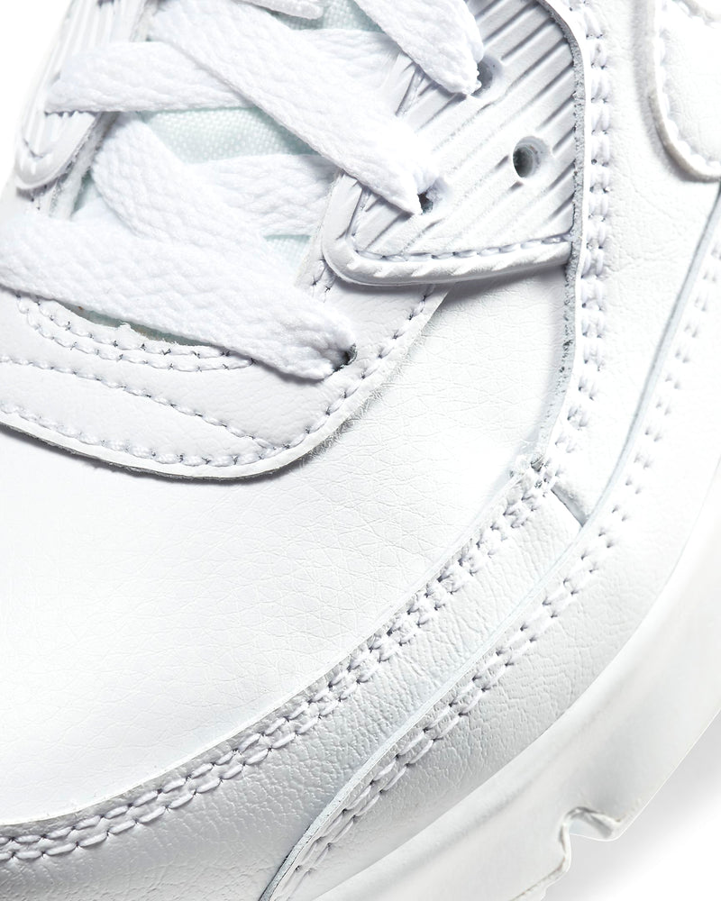 Little Kid's Air Max 90 LTR White/Wht-Metallic Silver (CD6867 100)