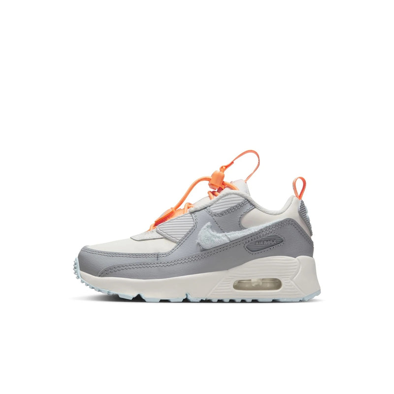 Little Kid's Air Max 90 Toggle SE Summit White/Glacier Blue (DQ6947 100)
