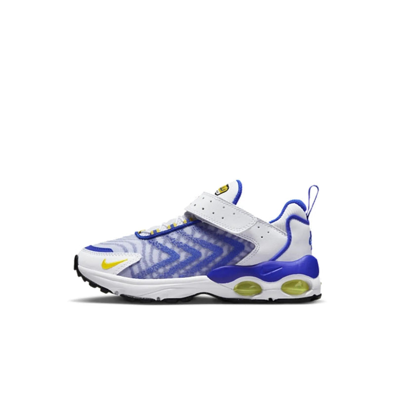 Little Kid's Air Max TW White/Speed Yellow-Racer Blue (DQ0297 100)