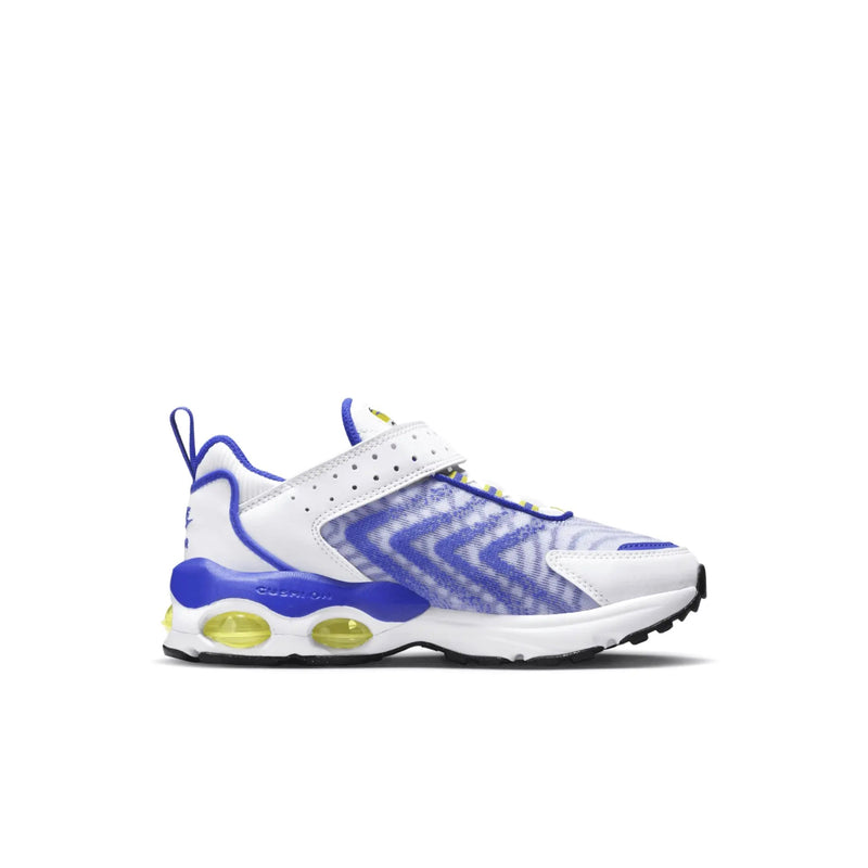 Little Kid's Air Max TW White/Speed Yellow-Racer Blue (DQ0297 100)