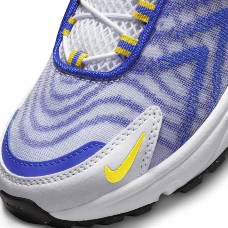 Little Kid's Air Max TW White/Speed Yellow-Racer Blue (DQ0297 100)