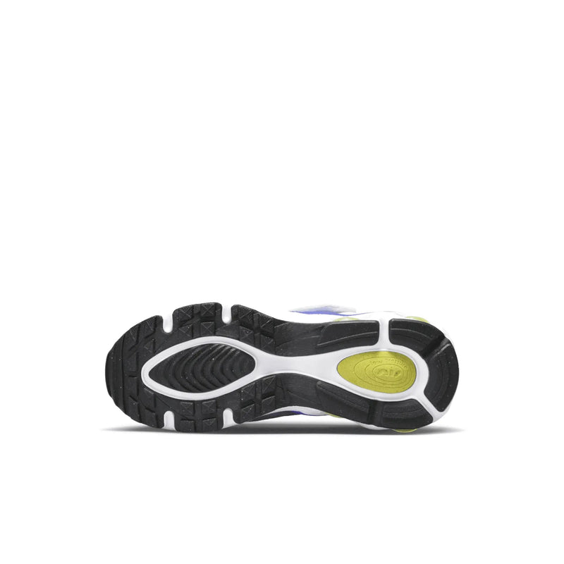 Little Kid's Air Max TW White/Speed Yellow-Racer Blue (DQ0297 100)