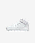 Little Kid's Court Borough Mid 2 White/White-White (CD7783 100)