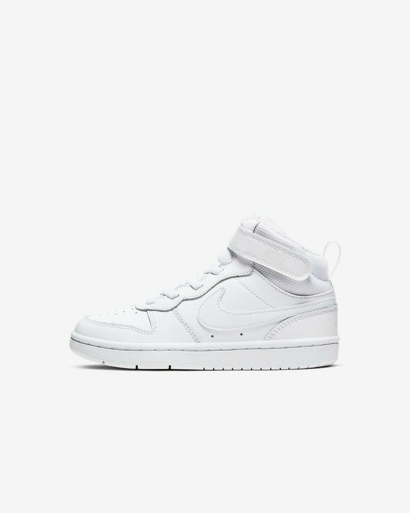Little Kid's Court Borough Mid 2 White/White-White (CD7783 100)