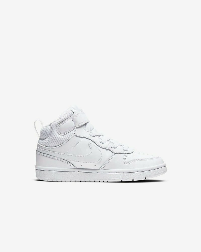 Little Kid's Court Borough Mid 2 White/White-White (CD7783 100)