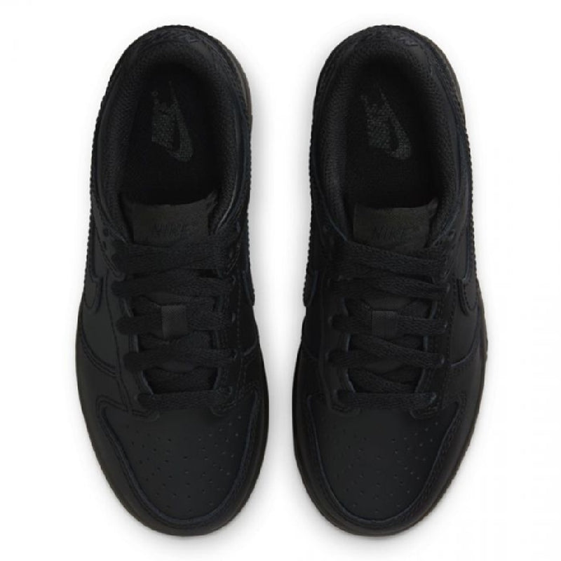 Little Kid's Dunk Low Black/Black-Black (FB9108 009)