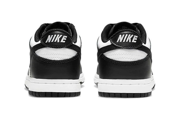 Little Kid's Dunk Low Retro "Panda" White/Black-White (CW1588 100)