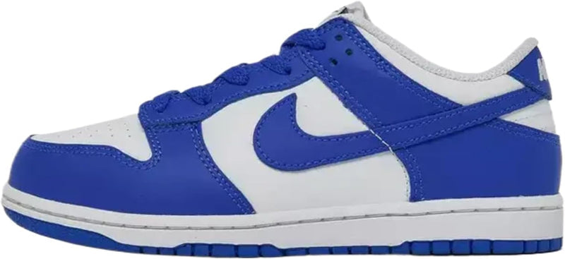 Little Kid's Dunk Low White/Hyper Royal-Hyper Royal (FB9108 131)