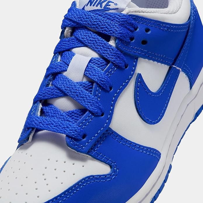 Little Kid's Dunk Low White/Hyper Royal-Hyper Royal (FB9108 131)