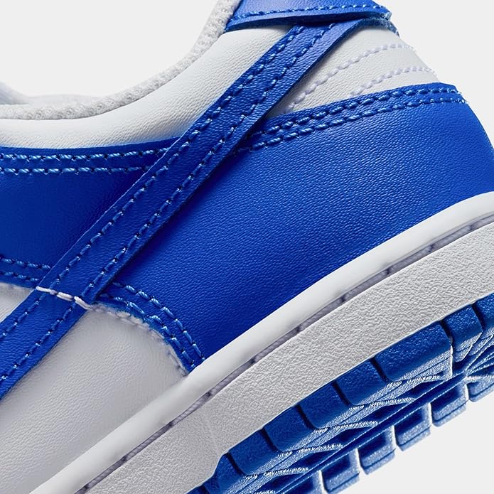 Little Kid's Dunk Low White/Hyper Royal-Hyper Royal (FB9108 131)