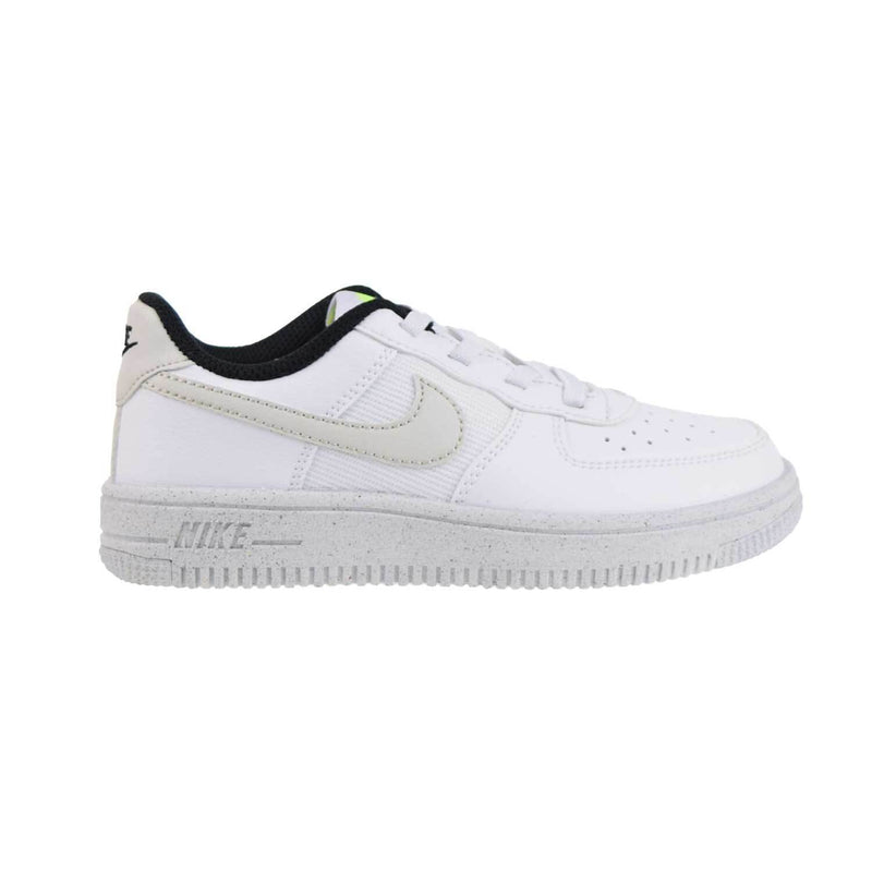 Little Kid's Force 1 Crater NN Wht/Lght Bone-Volt-Blk (DH8696 101)