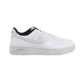 Little Kid's Force 1 Crater NN Wht/Lght Bone-Volt-Blk (DH8696 101)