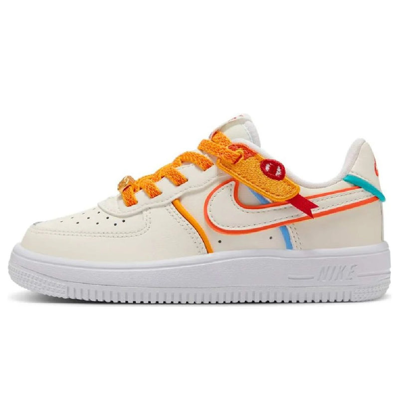 Little Kid's Force 1 Low Easyon LV8 1 Sail/Sail-White (HV6004 111)