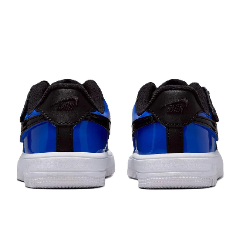 Little Kid's Force 1 Low Easyon LV8 2 Black/Black-Racer Blue (HF0960 001)