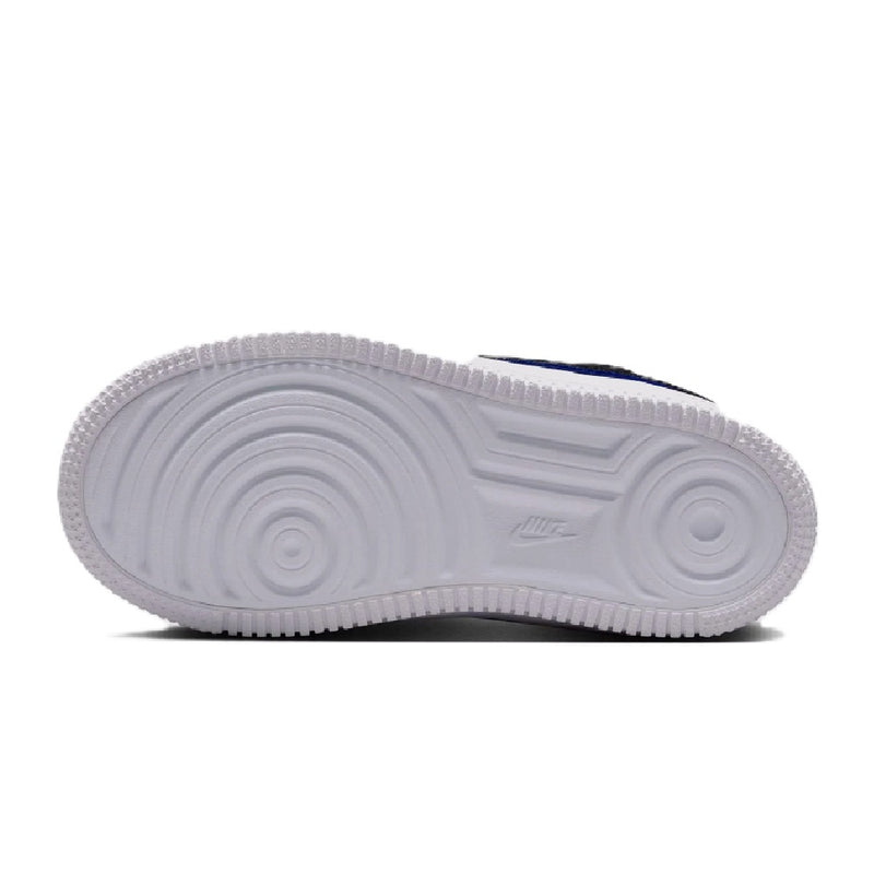 Little Kid's Force 1 Low Easyon LV8 2 Black/Black-Racer Blue (HF0960 001)