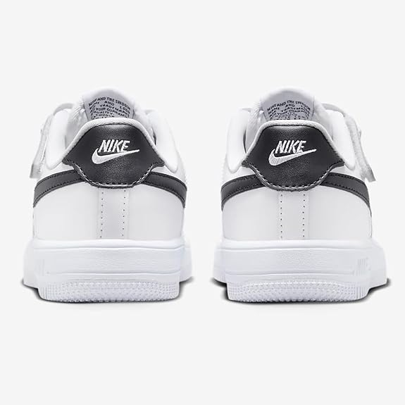 Little Kid's Force 1 Low Easyon White/Black (FN0237 101)