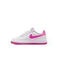Little Kid's Force 1 Low EasyOn White/Laser Fuchsia (FN0237 102)