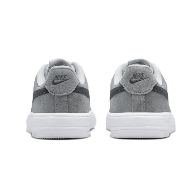 Little Kid's Force 1 Low Lace ESS+ Lt Smoke Grey/Dk Smoke Grey (IQ2747 001)