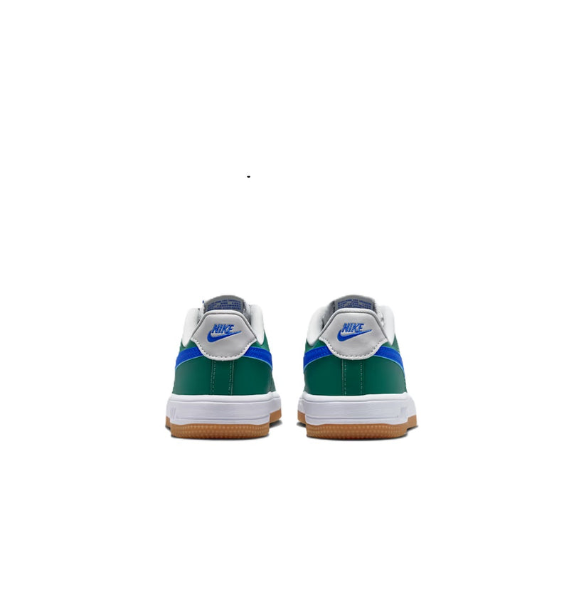 Little Kid's Force 1 Low Lace Grey Fog/Racer Blue (IF1673 011)