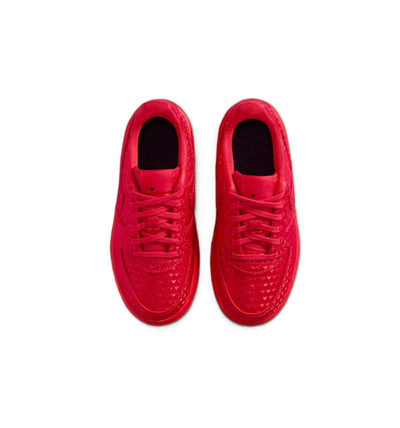 Little Kid's Force 1 Low Lace 'Valentine's Day' University Red/University Red