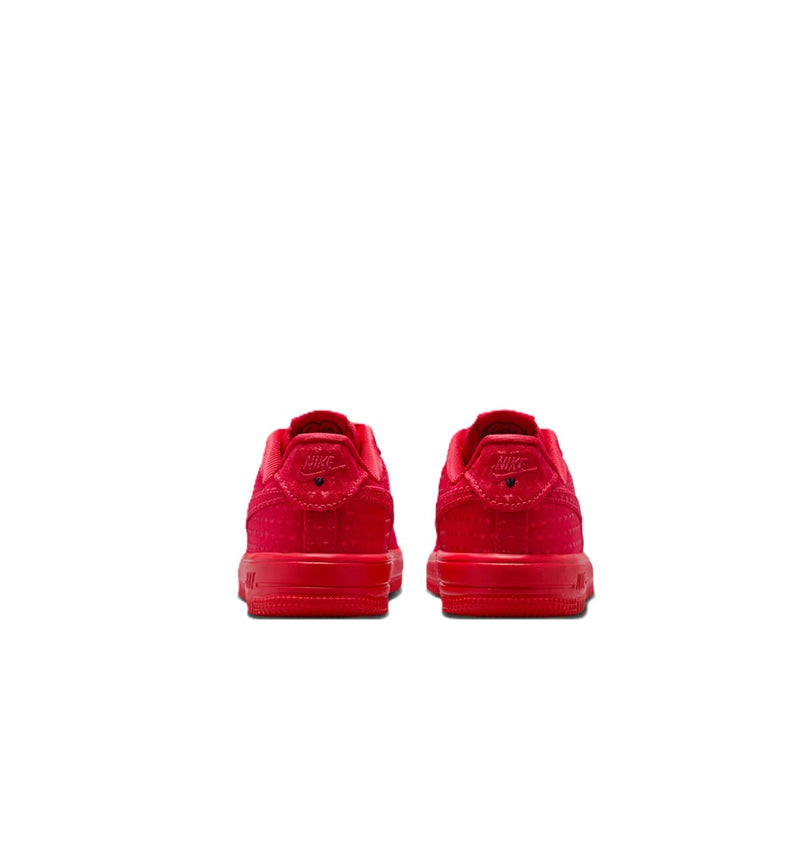 Little Kid's Force 1 Low Lace 'Valentine's Day' University Red/University Red