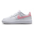 Little Kid's Force 1 Low Lace White/Med Soft Pink-White (IF1673 104)