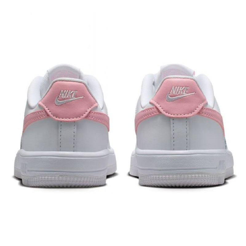 Little Kid's Force 1 Low Lace White/Med Soft Pink-White (IF1673 104)
