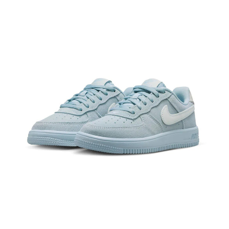 Little Kid's Force 1 Low LV8 Lt Armory Blue/Pure Platinum (IO1971 400)
