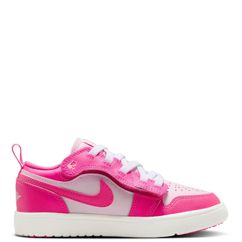 Little Kid's Jordan 1 Low Alt Fire Pink/Iris Whisper-White (FN7376 600)