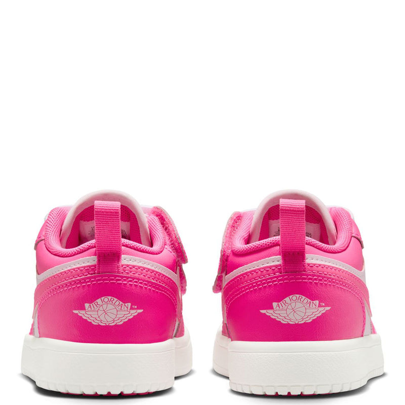 Little Kid's Jordan 1 Low Alt Fire Pink/Iris Whisper-White (FN7376 600)